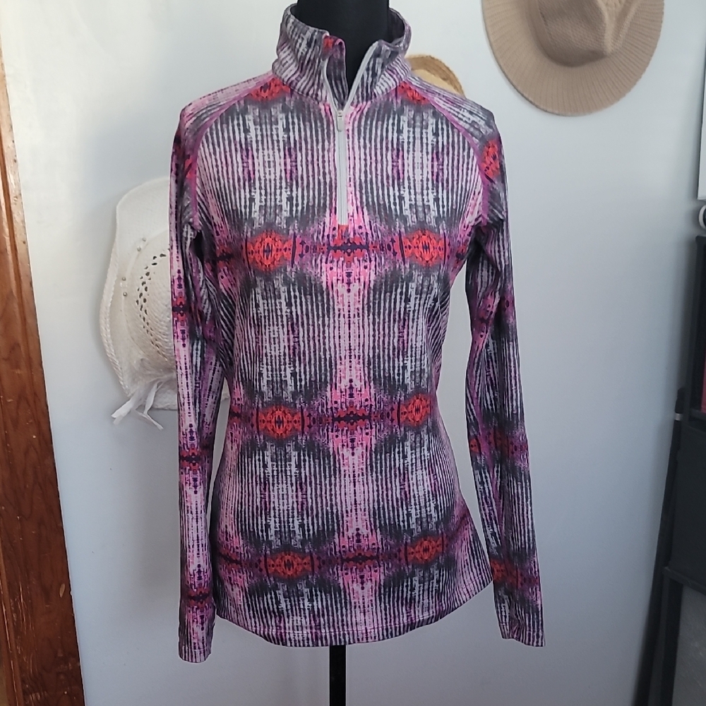 Nike  Dri-FIT Pro Combat  Pink and Gray Shirt